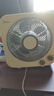 美的（Midea） 電風(fēng)扇 家用臺式小風(fēng)扇空氣循環(huán)扇轉頁(yè)扇辦公室桌面鴻運扇五葉輕音柔風(fēng)臥室宿舍節能省電臺扇 KYT25-22MW【10寸升級款】 桌面轉頁(yè)扇 曬單實(shí)拍圖