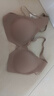 伊維斯【宋佳同款】小沙丘微聚攏文胸?zé)o鋼圈透氣涼感無痕內(nèi)衣女收副乳 淺沙褐 M /160(適合：70ABCD,75ABC） 曬單實(shí)拍圖