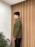 皮爾卡丹（pierre cardin）秋冬款外套男士休閑翻領夾克加絨加厚款冬裝衣服男潮流 828卡其 XL 【130-145斤】 曬單實拍圖