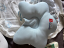 Hoag（霍格）嬰兒定型枕糾正頭型0-6-12月矯正新生兒寶寶枕頭護(hù)頸神器 白+藍(lán)色 【母嬰A類一等品】 曬單實(shí)拍圖