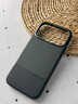 balueus適用iPhone17promax手機殼蘋(píng)果16pro保護套新款15真皮拼接14磁吸magsafe全包ip防摔13系列 【綠色】真皮全包裹-龍鱗拼接色 iphone 17 Pro Max 曬單實(shí)拍圖