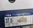 FILA 斐樂(lè )官方女鞋CARROT摩登板鞋蘿卜鞋休閑厚底鞋子女 白中白/烤椰絲棕-BT 39 曬單實(shí)拍圖