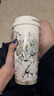 格米（germ）梵高聯(lián)名雙飲保溫杯吸管水杯大容量學(xué)生杯女神禮物杯子500ML玫瑰 曬單實拍圖