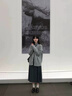 燦圖韓系高級感針織開(kāi)衫毛衣女裝春秋季新款慵懶風(fēng)寬松休閑外套上衣服 灰色 均碼 【建議80~150斤】 曬單實(shí)拍圖