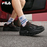 斐樂（FILA）官方掠奪者2男鞋跑步鞋網(wǎng)面鞋老爹鞋運動休閑鞋 黑/鍛鐵-BF 41 曬單實拍圖