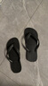 havaianas哈唯納Top炫彩夾腳人字拖女夏海邊平底拖鞋親子款 0090-火耀黑 39-40 巴西碼 曬單實拍圖