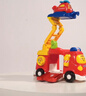 偉易達（Vtech）兒童玩具神奇軌道車(chē)警察局電動(dòng)火車(chē)站消防局飛機場(chǎng)男女孩新年禮物 大消防車(chē)【配直升機*1】 曬單實(shí)拍圖