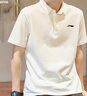 李寧棉polo衫男透氣襯衫夏季跑步t恤運動(dòng)休閑短袖翻領(lǐng)半袖上衣 曬單實(shí)拍圖