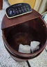瑤妹花梨木泡腳桶自動(dòng)加熱恒溫按摩泡腳桶高深桶過(guò)膝蓋足療足浴盆中秋養生禮物 50CM高-泡膝蓋（推薦養生款）贈送足浴液 曬單實(shí)拍圖