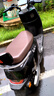 立馬電動(dòng)摩托車H8遠(yuǎn)航版90公里長續(xù)航電動(dòng)車1500W高速電摩鉛酸電池72V20Ah外賣上班代步電瓶車星空黑 曬單實(shí)拍圖