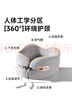思萊宜u型枕護(hù)頸枕便攜旅行脖子記憶棉坐車(chē)充氣U型飛機(jī)午睡覺(jué)u形頭枕 曬單實(shí)拍圖