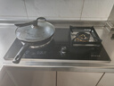 歡呼好太太升級【3500W+銅發(fā)熱盤】電磁爐煤氣灶二合一氣電兩用灶嵌入式一體雙頭燃?xì)庠钜浑娨粴庖夯瘹怆姎庠?【左電右氣】凹面款3500W+增壓直噴銅蓋 瓶裝液化氣 曬單實拍圖