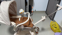 普洛可（PLAYKIDS）遛娃神器可坐可躺便攜嬰兒推車(chē)避震0-3歲溜娃車(chē) A8MAX天使之翼 曬單實(shí)拍圖