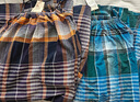 無印良品（MUJI）女式馬德拉斯格紋吊帶連衣裙女裝裙子格子裙純棉全棉長裙BC2IIA4S 藍(lán)色格紋 M 160/84A 曬單實(shí)拍圖