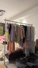 積易木坊服裝展示架服裝店不銹鋼簡約落地式中島掛衣架男女童裝店貨架陳列 加厚不銹鋼拉絲（長80高120） 曬單實(shí)拍圖