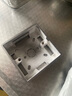 奧柯朗（AOKOLA）86型通用加厚PVC家用接線(xiàn)盒明線(xiàn)開(kāi)關(guān)插座底盒明盒插座盒明裝底盒  PVC灰色明裝底盒 曬單實(shí)拍圖
