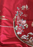 博洋家紡結(jié)婚四件套純棉新婚紅色60支長絨棉刺繡婚慶套件花月1.8米 曬單實拍圖