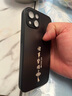 揚(yáng)聚特蘋(píng)果13手機(jī)殼Apple iPhone13新款保護(hù)套硅膠軟邊磨砂高檔全包防摔5G抗指紋防磨高級(jí)感時(shí)尚外殼男女 石墨黑【諸事皆順】 蘋(píng)果13 曬單實(shí)拍圖