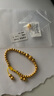 禧福門黃金轉(zhuǎn)運(yùn)珠古法花絲珠足金999國(guó)潮路路通經(jīng)典手繩送女友送媽媽 0.83g,8mm花絲珠【多退少補(bǔ)】 曬單實(shí)拍圖