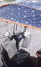 季禮信電動(dòng)車(chē)雨棚蓬新款摩托車(chē)不銹鋼保險杠棚踏板車(chē)加固遮擋雨風(fēng)防曬罩 藍圓點(diǎn)【雙窗戶(hù)+側擋+不銹鋼棚】 有保險杠的車(chē)子選用 曬單實(shí)拍圖