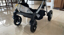 ANGI BABY嬰兒推車(chē)可坐可躺嬰兒車(chē)輕便折疊新生兒減震高景觀(guān)雙向兒童手推車(chē) 頂配月光銀【一鍵收車(chē)+PU橡膠輪] 曬單實(shí)拍圖