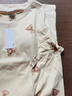 都市麗人睡衣女100%純棉長袖純色帶胸墊簡約寬松睡裙家居服 杏色 L 曬單實拍圖