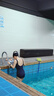 迪卡儂（DECATHLON）泳衣女連體顯瘦大碼游泳衣泳裝保守性感溫泉女士泳衣NABWW 【深空藍】高彈顯瘦 XS /36 (90-100斤) 曬單實(shí)拍圖