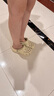 卡駱馳（crocs）經(jīng)典云朵Clog女沙灘洞洞鞋涼拖鞋206750 206750-100  37  曬單實(shí)拍圖