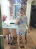 鴻星爾克（ERKE）泳衣女分體三件套海邊游泳潛水度假寬松大碼遮肉顯瘦泳裝溫泉 曬單實(shí)拍圖