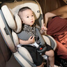 貝倍適（BAYBETSS）兒童安全座椅汽車用0-4-12歲寶寶360度旋轉(zhuǎn)嬰兒車載坐椅ISOFIX 米灰色【遮陽棚+上拉帶+側(cè)保護(hù)】 曬單實(shí)拍圖
