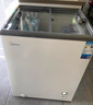 美的（Midea）家用商用冰柜冷柜 展示柜冷藏保鮮柜 小型雪糕陳列柜水果冷藏保鮮柜 帶鎖200升冷凍/MS-205LGE205L 曬單實(shí)拍圖
