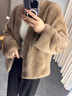 雅格羅伊貂皮大衣女整貂2024年新款貂皮大衣女短款仿水貂皮草v領(lǐng)紫標天鵝 帕斯條(衣長(cháng)60)直袖 紫金天鵝 S 適合80-100斤[S] 曬單實(shí)拍圖