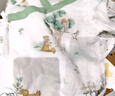 全棉時代純棉新生嬰兒連體衣服抗菌紗布滿月寶寶春夏 童話樹屋 59碼 曬單實拍圖
