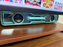 漫步者花再Halo SoundBar桌面音響音箱家用臺式電腦游戲音響長條有線音箱藍牙5.4RGB燈效 薄荷綠 曬單實拍圖
