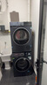 西門子（SIEMENS）藍(lán)寶石洗烘套裝 10公斤全自動(dòng)家用滾筒洗衣機(jī) 智能除漬 羊毛綠標(biāo) 10公斤熱泵烘干機(jī) 蠶絲被柔護(hù) WG52E1U10W+WQ53E2D11W 曬單實(shí)拍圖