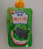 亨氏（Heinz）寶寶嬰兒輔食水果蘋果香芒香蕉黑加侖各3種口味果汁泥套裝 120g*6 曬單實拍圖