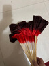 舞蹈扇子萬(wàn)疆真絲酒紅色加大加長(cháng)廣場(chǎng)古典舞長(cháng)綢扇子古風(fēng)演出扇子 20cm飄頭 31cm扇骨 酒紅專(zhuān)業(yè)扇 雙層新款激光裁邊右手 左手備注 曬單實(shí)拍圖