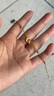 周六福（ZLF）七夕禮物  黃金手鏈女款手鏈心連心金手鏈婚嫁黃金飾品 計(jì)價 16+3cm尾鏈 - 3.04g 足金 曬單實(shí)拍圖