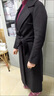 皮爾卡丹（pierre cardin）紅色雙面羊絨大衣女中長款2025年冬季新款高端結(jié)婚純羊毛呢子外套 拉菲紅 S 曬單實拍圖