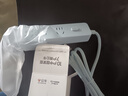 公牛（BULL）超薄插頭插座扁插頭縫隙排插排電視柜床頭柜扁頭插座充電夾縫靠墻擴(kuò)展公牛插線板/插板/拖線板 超薄插頭（3插位1.8米）Z1121海鹽藍(lán) 曬單實(shí)拍圖