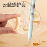 得力（deli）速干按動(dòng)學(xué)生中性筆 0.5mmST筆頭學(xué)生刷題筆考試筆 備考考試專(zhuān)用黑色4支/盒 SA355 曬單實(shí)拍圖