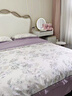 水星系列輕奢美式200支長(cháng)絨棉全棉四件套磨毛加厚款單被套床上用床品家紡 紫茉云柔純棉磨毛 sk 2.0床單款(適用22*24m被芯) 曬單實(shí)拍圖