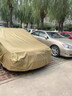 嘉謙100%牛津布車衣全車罩防曬防雨水隔熱防風(fēng)防塵四季通用加厚汽車套 【100%真牛津布】卡其短反光條-加強款-防曬防雨 【雙層款-加絨】送收納袋-下單備注車型年款 曬單實拍圖