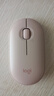 羅技（Logitech）時尚系列 PEBBLE鼠標(biāo) 無線藍(lán)牙鼠標(biāo) 辦公靜音鼠標(biāo) 女性鼠標(biāo)對稱鼠標(biāo) 鵝卵石造型 玫瑰粉 曬單實拍圖