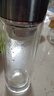 富光抗菌玻璃杯 雙層高硼硅泡茶杯子 茶水分離杯 車(chē)載水杯男女士400ml 曬單實(shí)拍圖