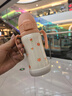 Grosmimi原裝進口格羅咪咪吸管杯嬰兒童保溫杯奶瓶直飲水杯子316不銹鋼粉 曬單實拍圖