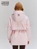 Teenie Weenie小熊女裝時(shí)尚羽絨服冬季簡(jiǎn)約風(fēng)防水透濕戶(hù)外工裝外套 淺粉色 M (165) 曬單實(shí)拍圖