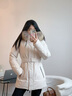 MACKAGE【七夕】MACKAGE線上專供JENI-F 可拆卸雙領(lǐng)保暖羽絨服 早秋新品 奶油白 S 曬單實拍圖