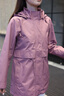 AIGLE艾高女士外套沖鋒衣功能面料秋季新品GORE-TEX防風(fēng)防雨透汽 干枯玫瑰 BK653 36 160/84A 曬單實(shí)拍圖