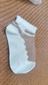 浪莎（LangSha）兒童襪子女童夏季超薄水晶襪女孩寶寶百搭花邊短襪 曬單實拍圖